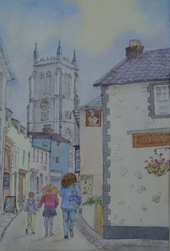 Cromer High Street, Norfolk - Original Pen & Wash