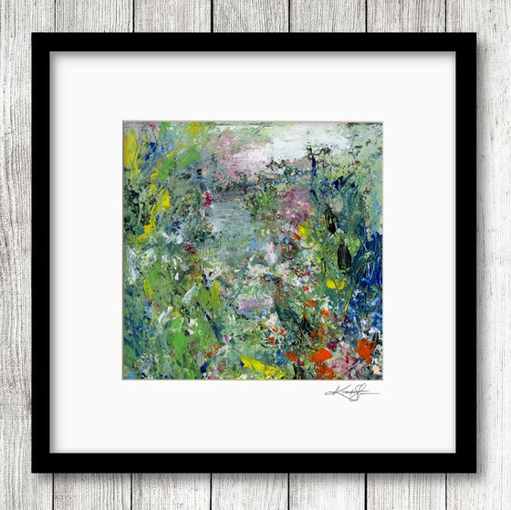Garden Song 6 - Abstract Flower Art by Kathy Morton Stanion