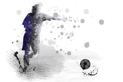 Soccer Player 10 by Marlene Watson