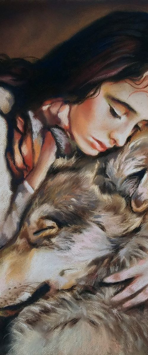 Wolf dreams by Magdalena Palega