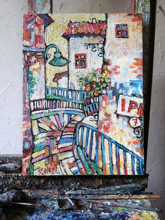 Steps in Cudillero.