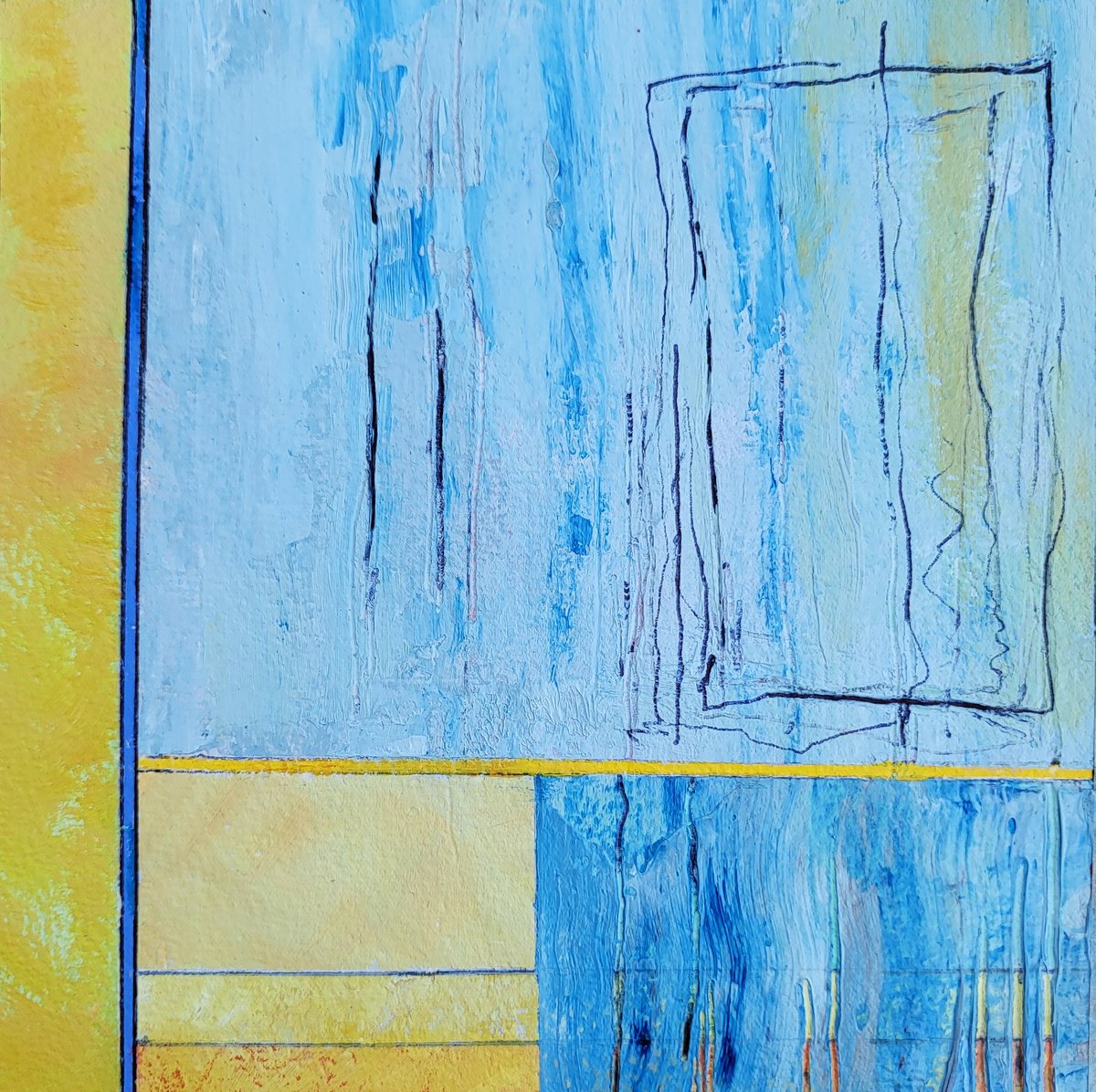 The Silence - Study 2 By Frank Barnes, 9 X 9, Artwork For Sale On Artfinder