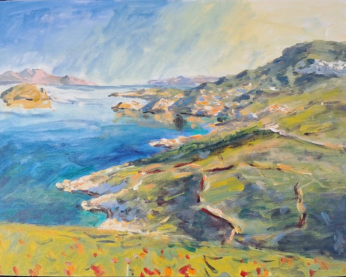  Over The Hills And Far Away By Dimitris Voyiazoglou, 19 X 15, Artwork For Sale On Artfinder
