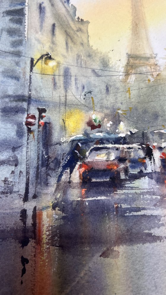 Paris in Golden Rain