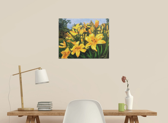 Yellow lilies