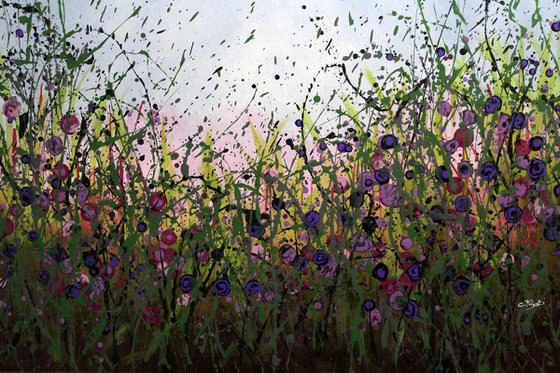 Fragranza Di Primavera - Large original abstract painting