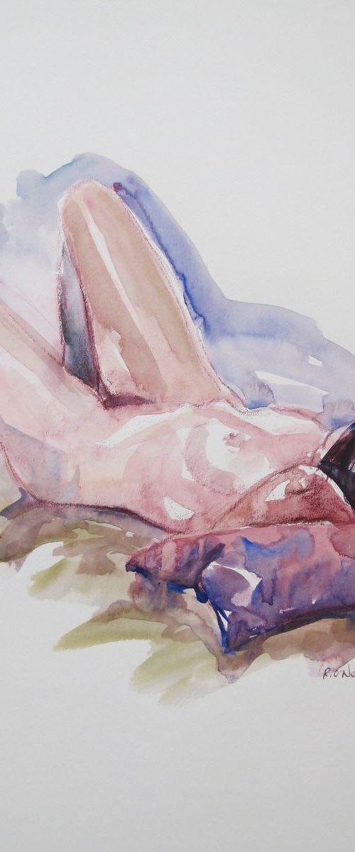 Reclining female nude by Rory O’Neill