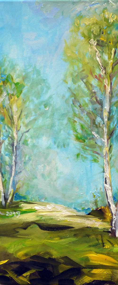 "Birch View" by Mihaela Ionescu