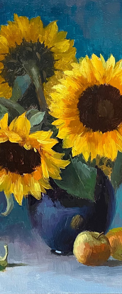 Sunflower Bouquet #4 by Ling Strube
