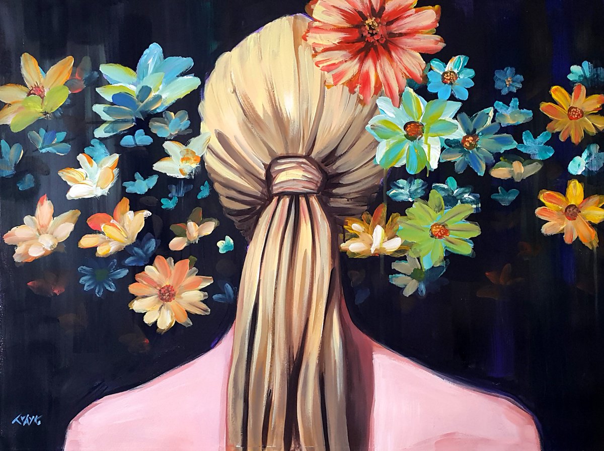 Flying Flowers By Trayko Popov, 30 X 22, Artwork For Sale On Artfinder