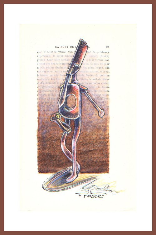 Major (sketch of the sculpture) by Jean-Luc Lacroix