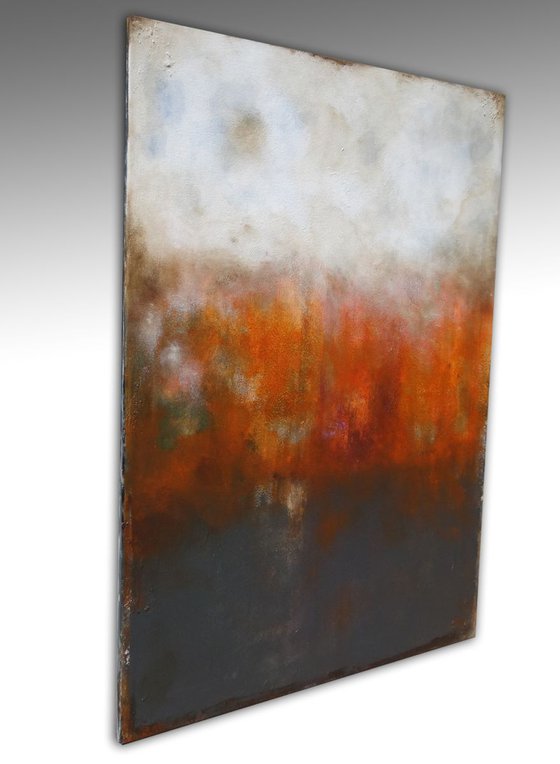 orange abstract (120 x 80 cm)