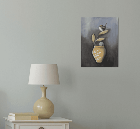 The vase and the bird