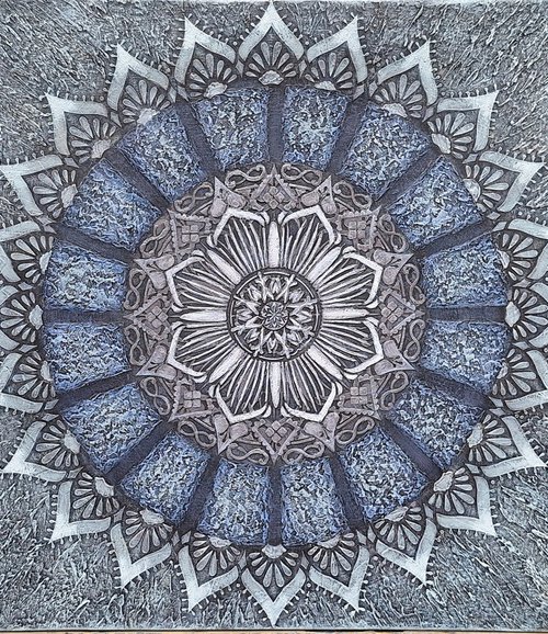 The Carved Mandala by Hasmik Mamikonyan