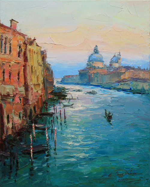 Grand Canal Venice Italy by Alisa Onipchenko-Cherniakovska