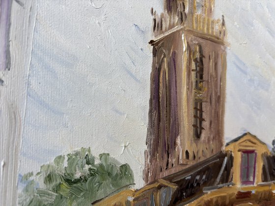 Dutch Street Cafe and Domtoren Utrecht
