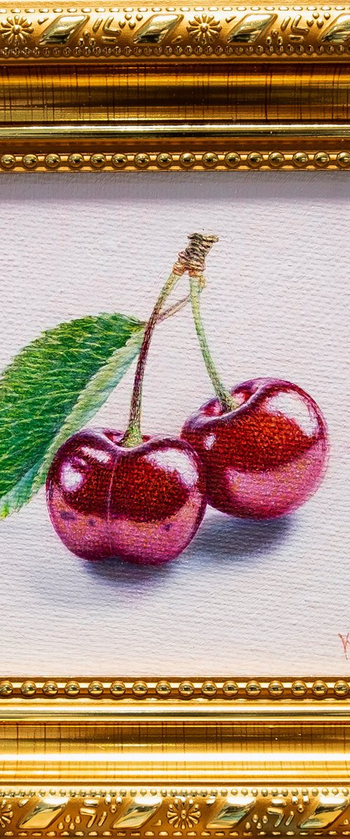 Twin Cherries by Anastasia Woron