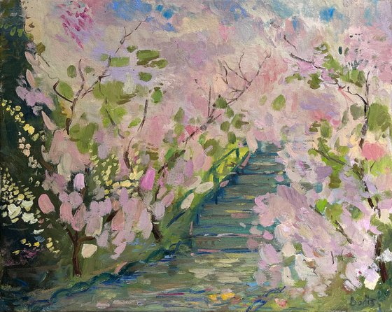 Flowering garden