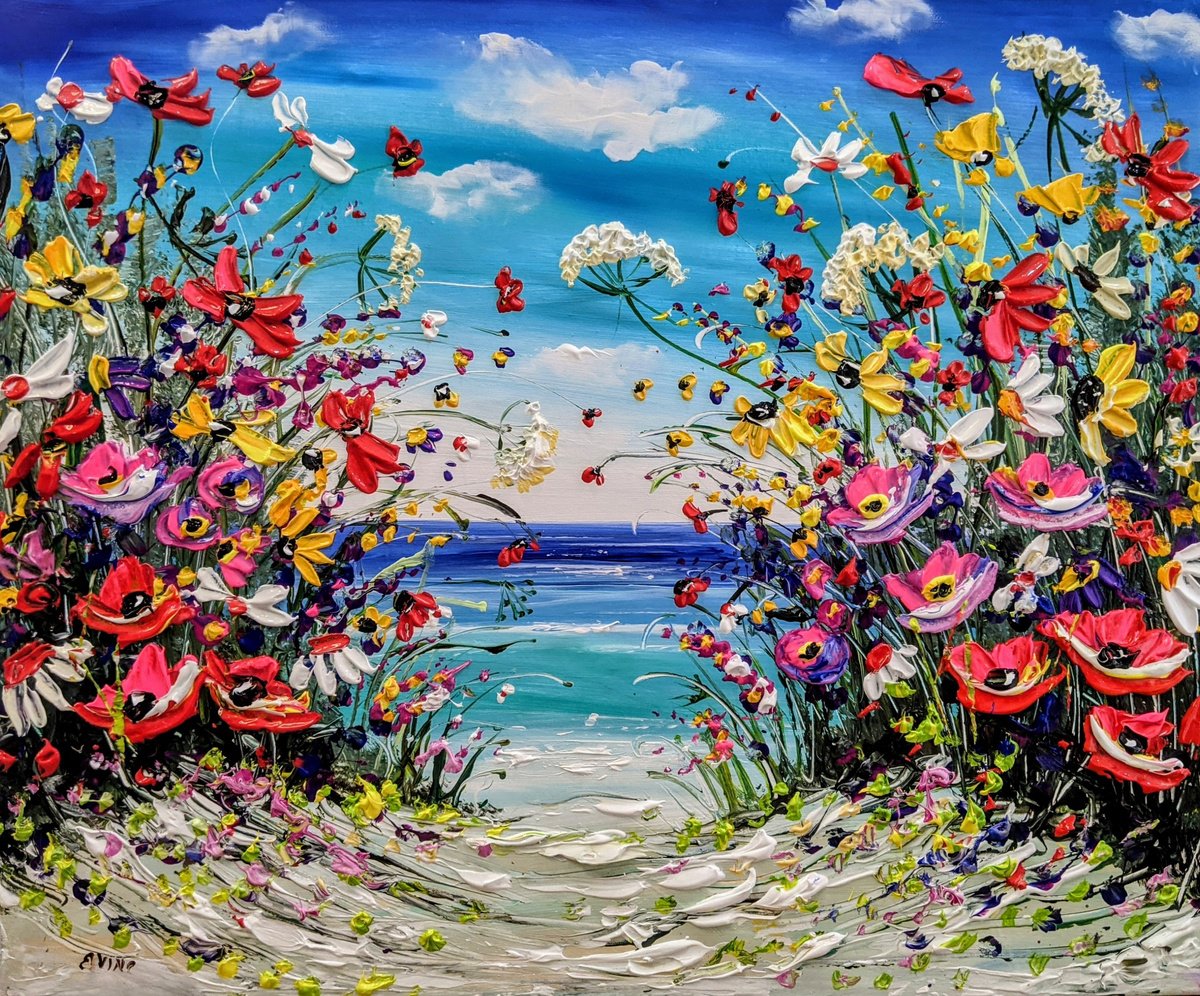 Coastal wildflowers by Evelina Vine