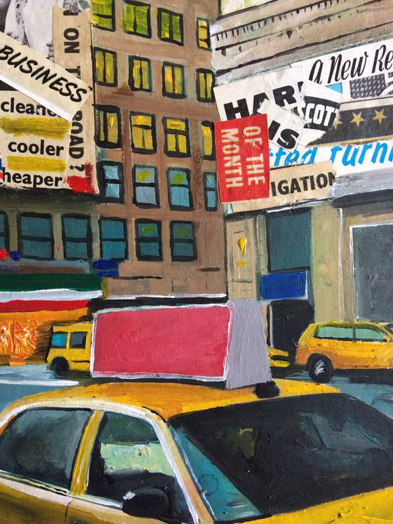 New York, Taxis and Billboards