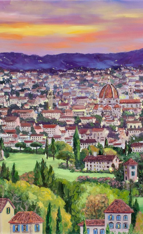 Florence From Fiesole by Kristen Olson Stone