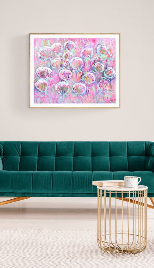 Peonies by Lesley Blackburn