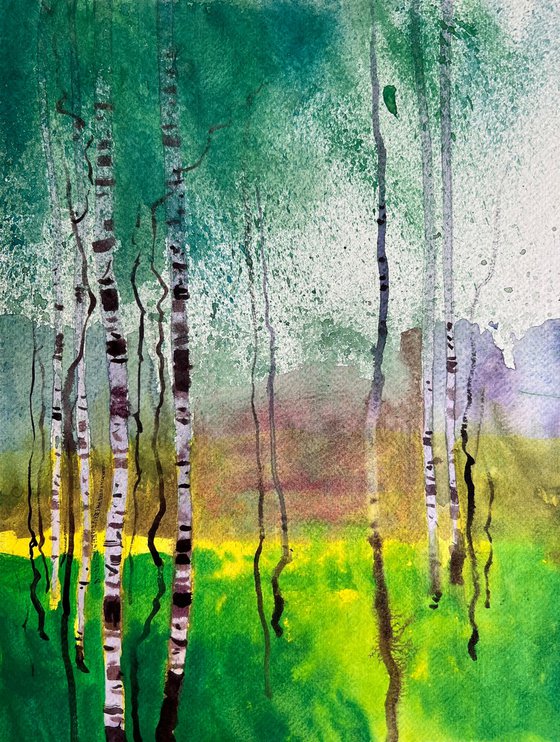 Birches series #3