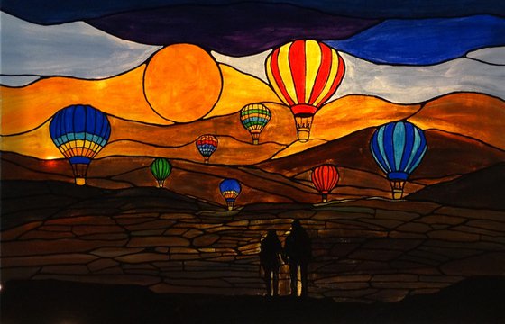 Hot air balloons