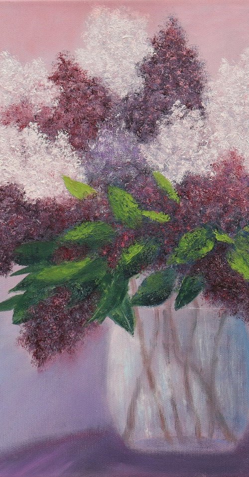 Lilac in a vase by Ludmilla Ukrow