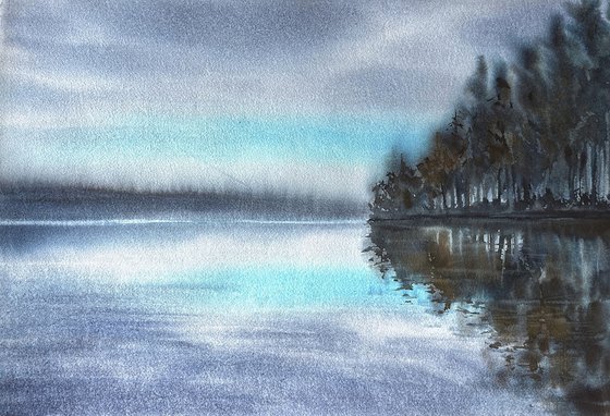 Silent Lake Reflections