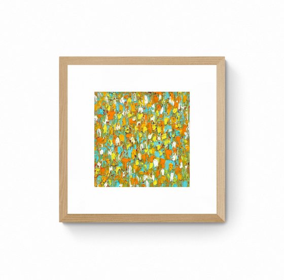 Etude abstract landscape "Wildflowers"