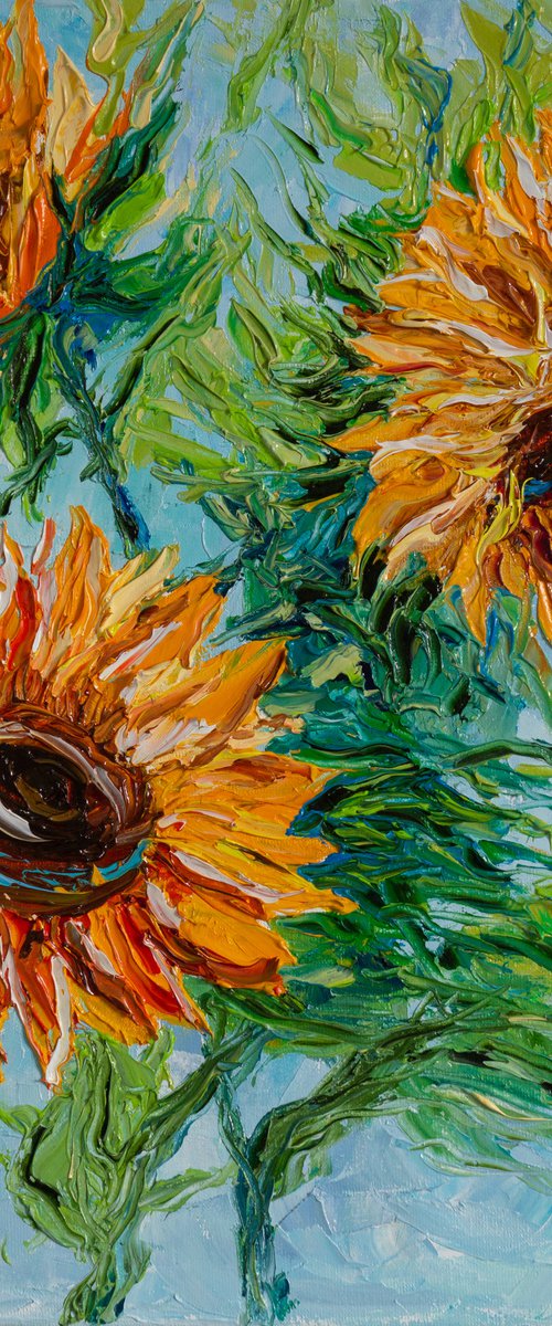 Sunflowers dance by Vladyslav Durniev
