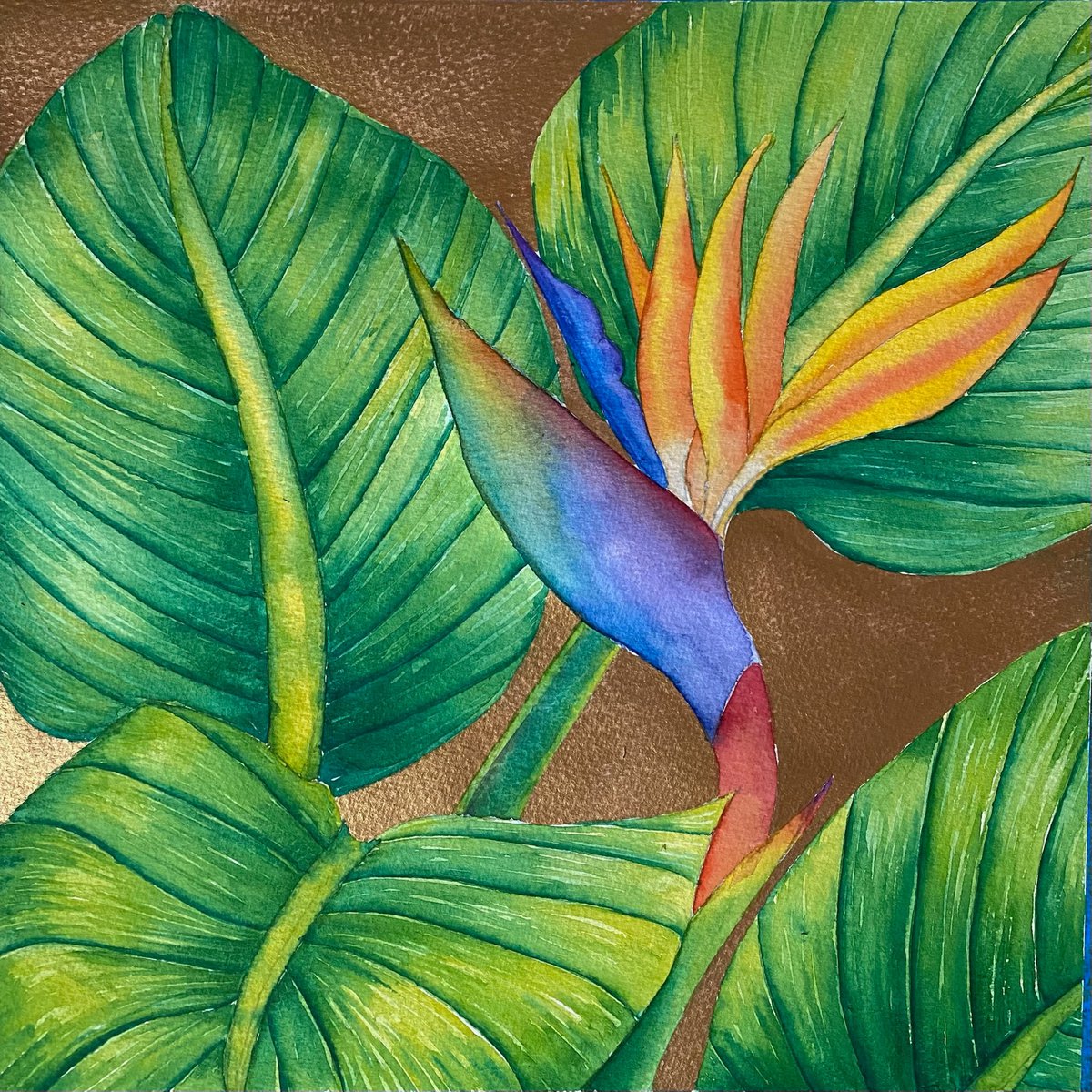 Into Paradise IV- Magnificent Bird by Jill Griffin