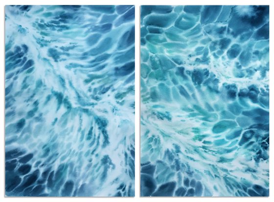 Liquid Reverie.Abstract water
