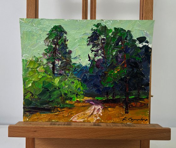 The Road to the Green Dense Forest