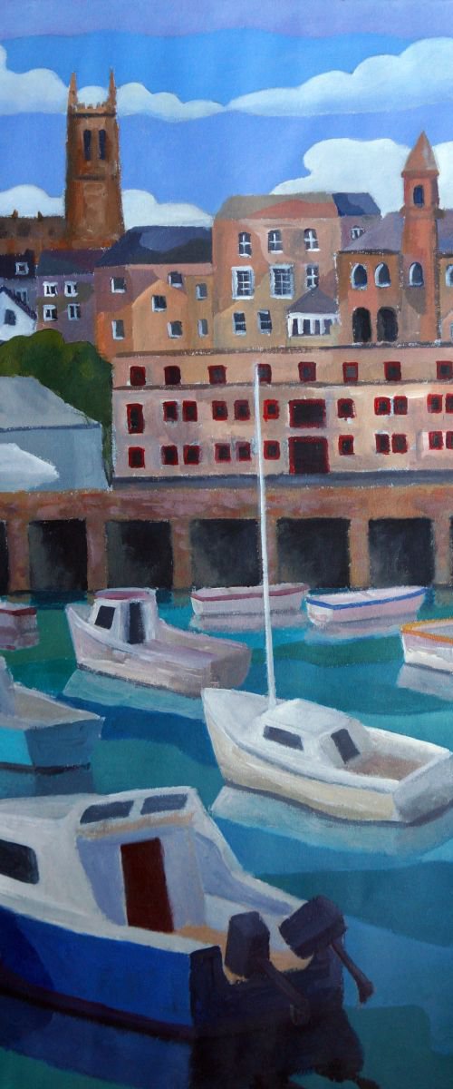 Penzance harbour. by Tim Treagust