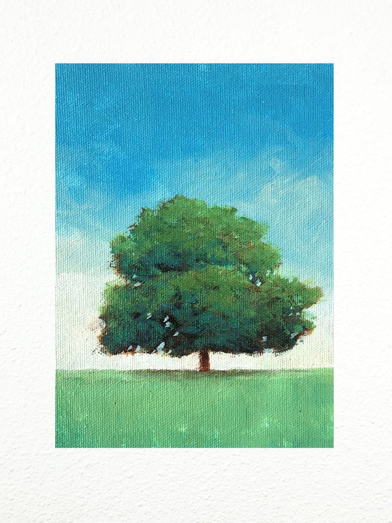 Green Tree Blue Sky