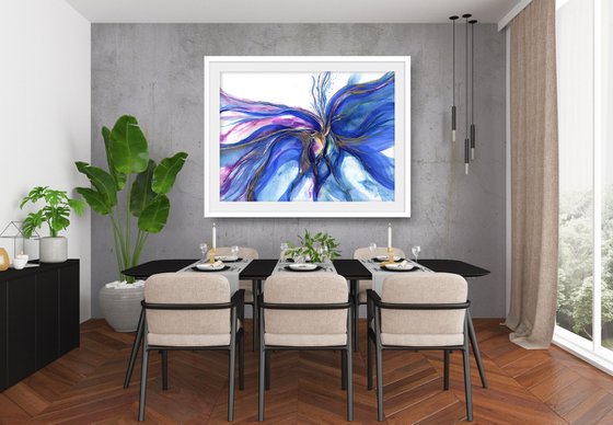Awakening -  Large Abstract Painting  by Kathy Morton Stanion