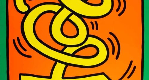 Artwork by Keith Haring