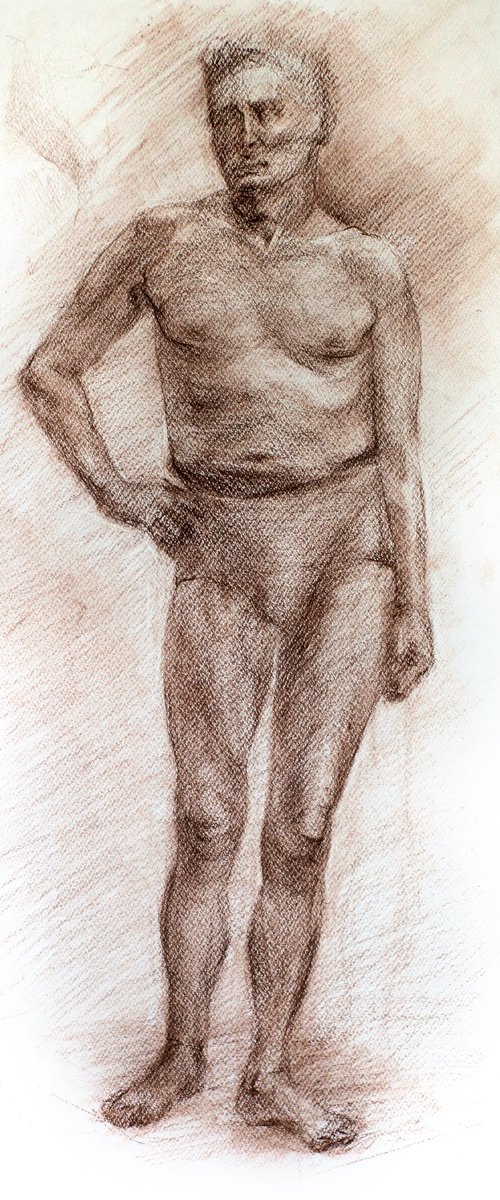 Standing Male Figure by Oleksandra Skrypchenko