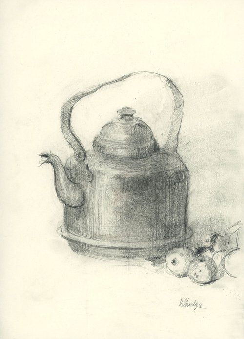 Antique teapot by Oksana Shulga