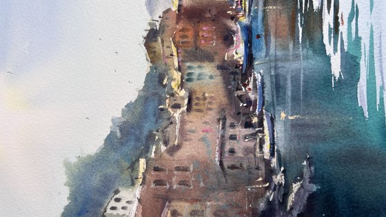 Blue Italian Morning. Camogli #2