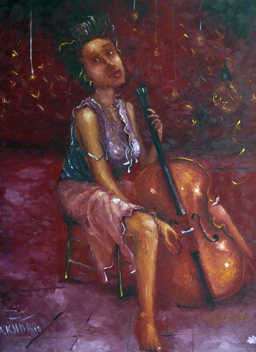 Contrabass Girl by Kheder