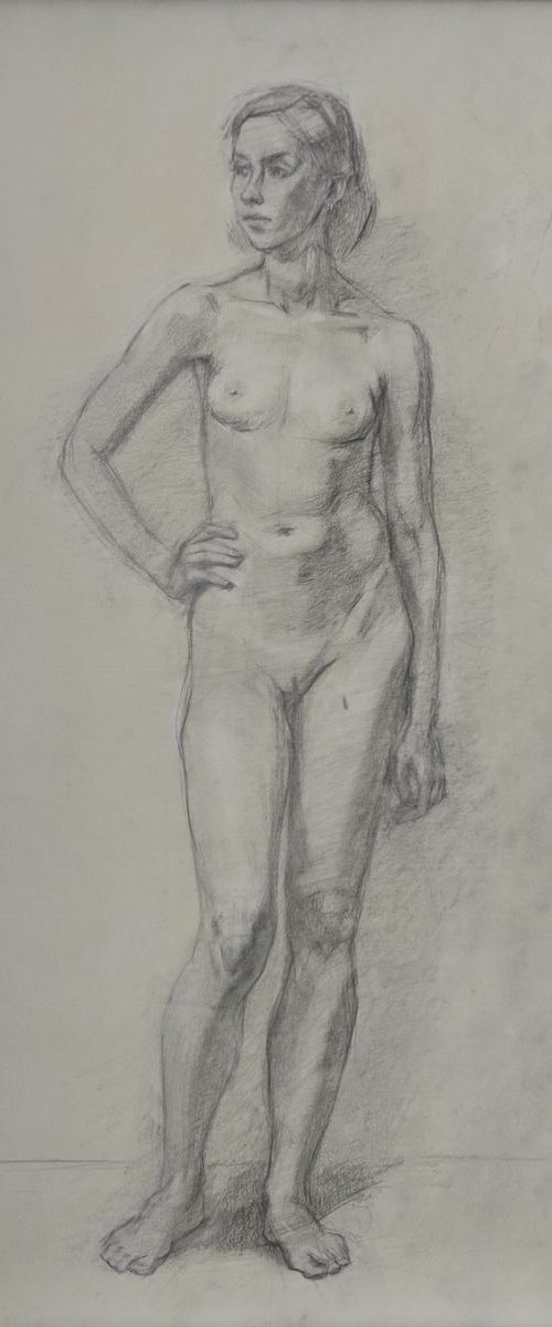 Standing Female Nude by Ara Shahkhatuni