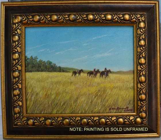 Prairie Journey - 8X10 oil (SOLD)
