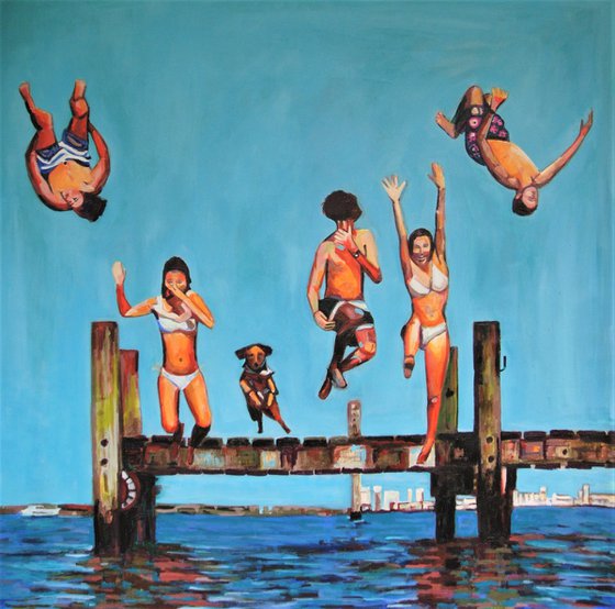 Jump / 100 x 100 x 2,5 cm