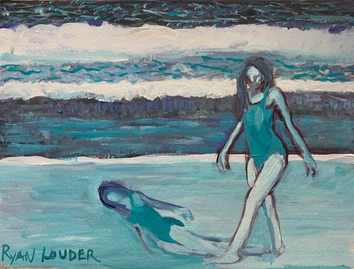 Blue Beach by Ryan  Louder