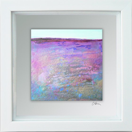 Framed ready to hang original abstract - abstract landscape #5