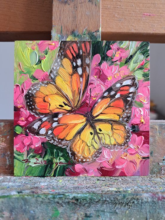 Monarch Butterflies painting