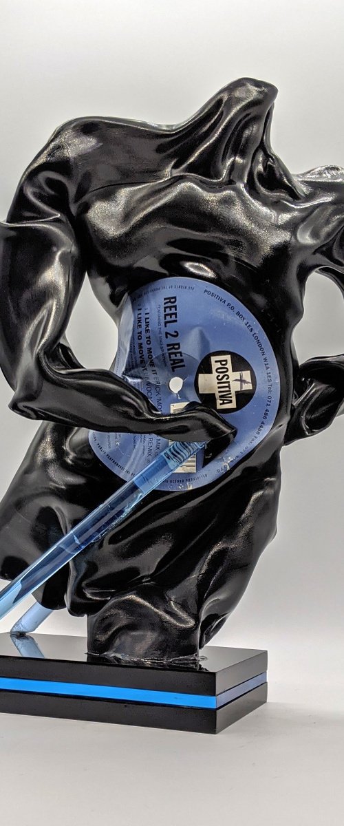 Vinyl Music Record Sculpture - "Après-ski" by Seona Mason